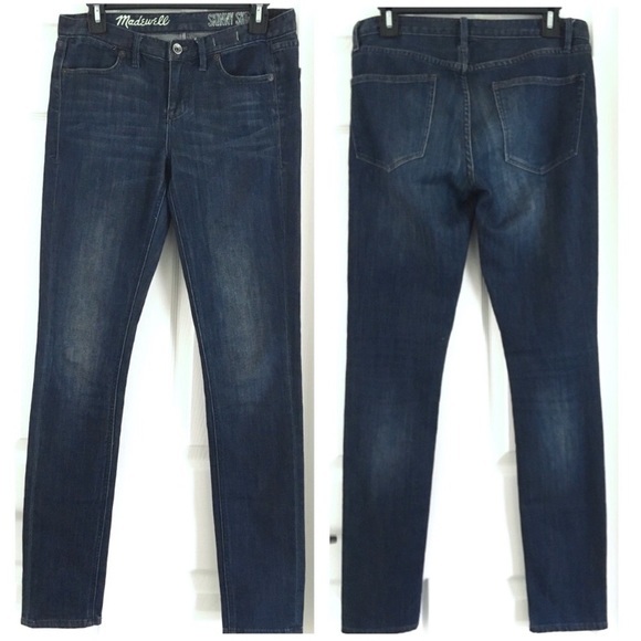 MADEWELL Skinny Skinny Dark Wash Size 27 x 32 - Picture 8 of 8